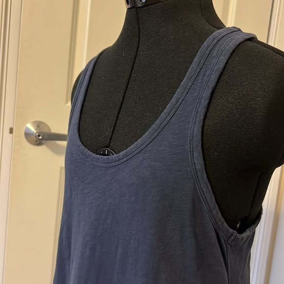 J. CREW Tank Dress High Low Racerback - Picture 2 of 8